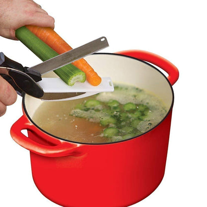 CleverCutter™ 2-in-1 Kitchen Chopper with Built-In Cutting Board