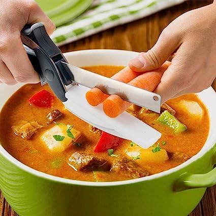 CleverCutter™ 2-in-1 Kitchen Chopper with Built-In Cutting Board
