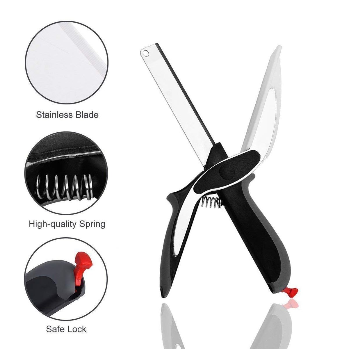 CleverCutter™ 2-in-1 Kitchen Chopper with Built-In Cutting Board