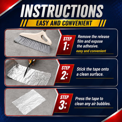 SealPro Aluminium Repair Tape – Waterproof Leak & Crack Seal