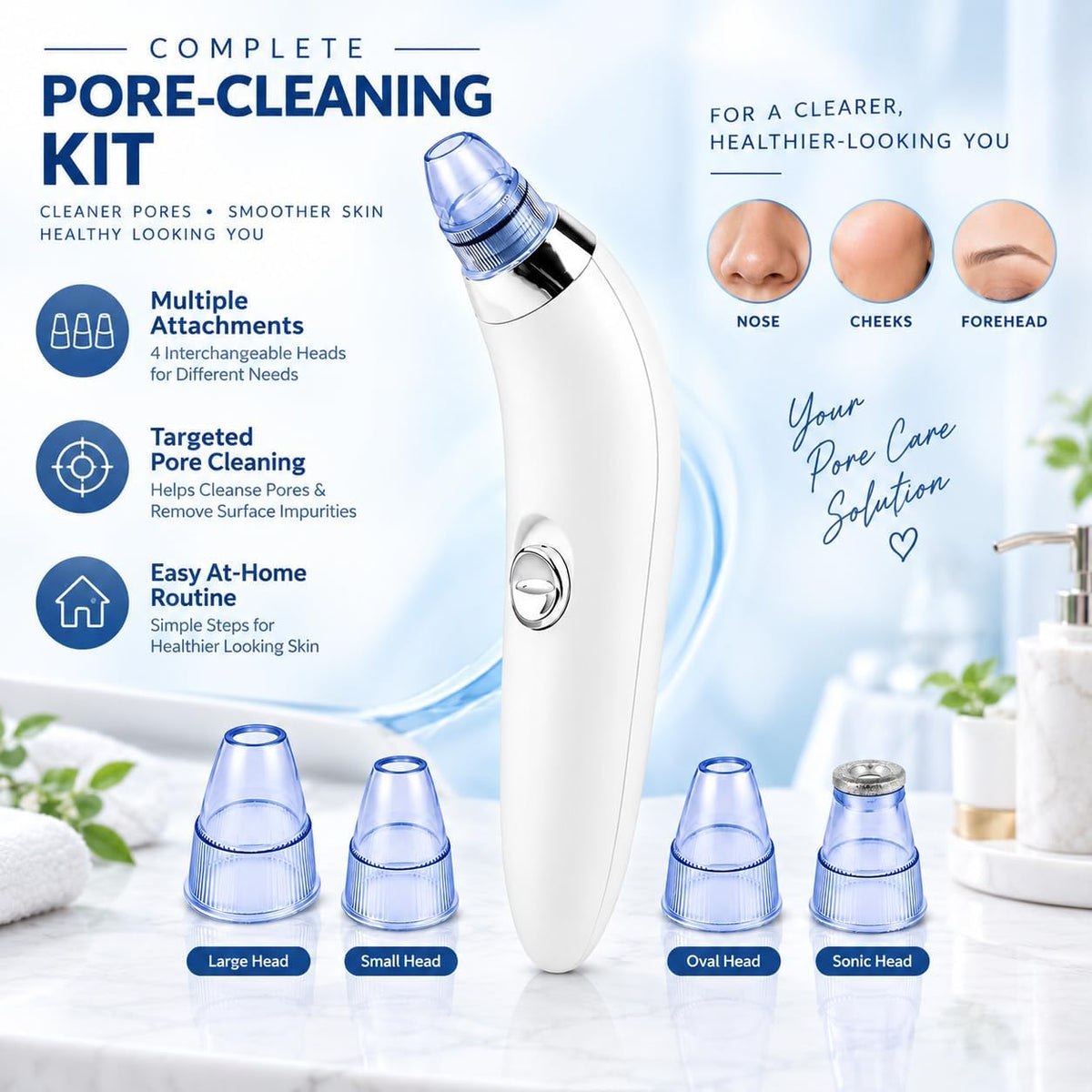 PorePerfect™ Blackhead Remover – Vacuum Pore Cleanser