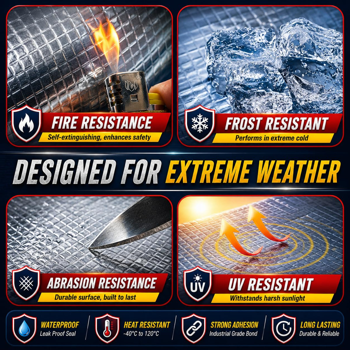 SealPro Aluminium Repair Tape – Waterproof Leak & Crack Seal
